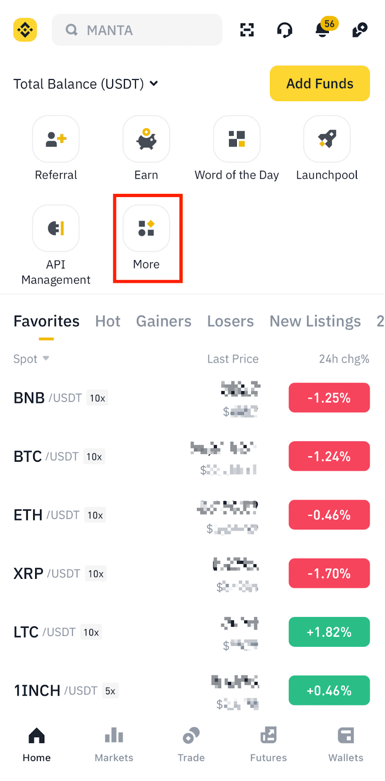 Binance App - Passo 1