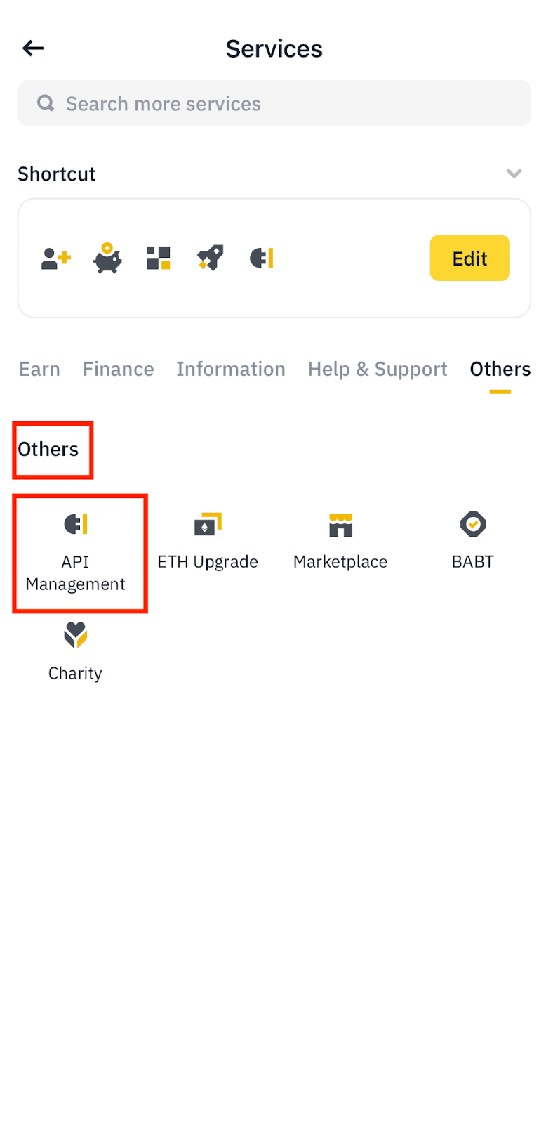 Binance App - Passo 2