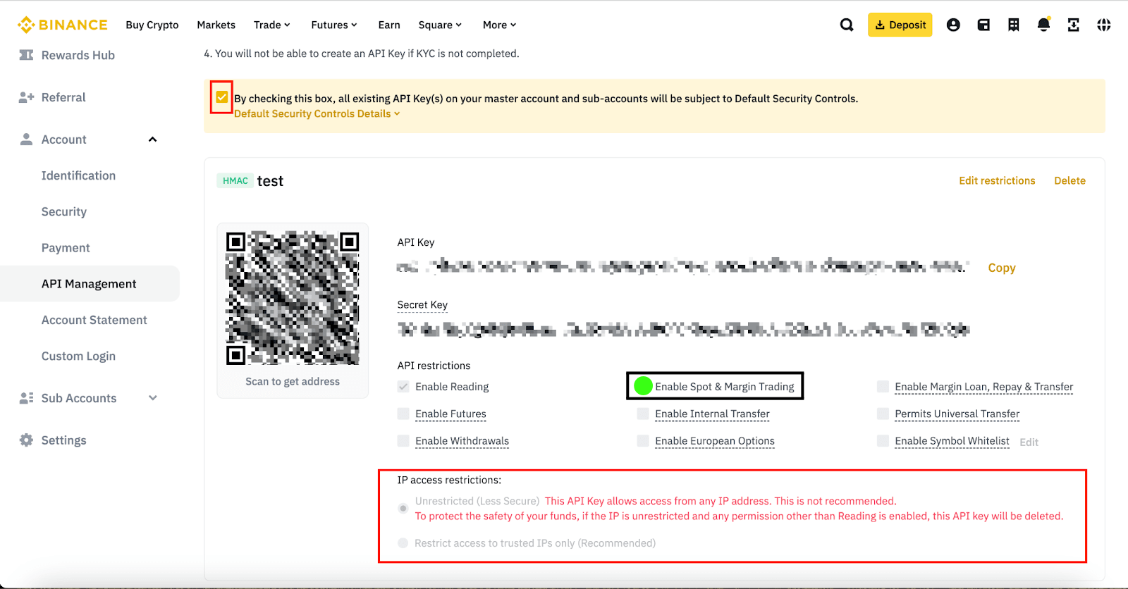 Binance Desktop - Passo 6